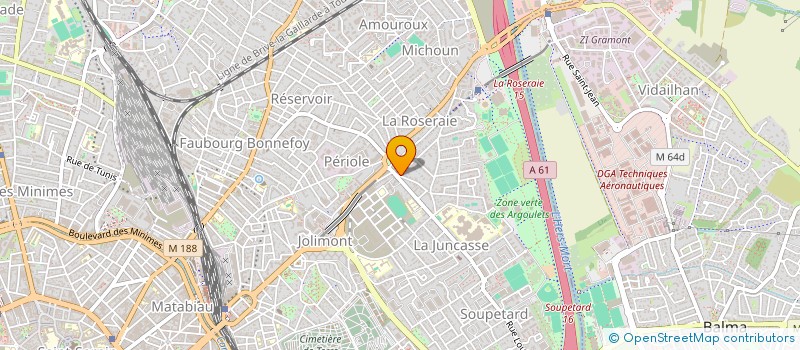 localisation de l'entreprise MONSIEUR GUY PIQUEPE à TOULOUSE
