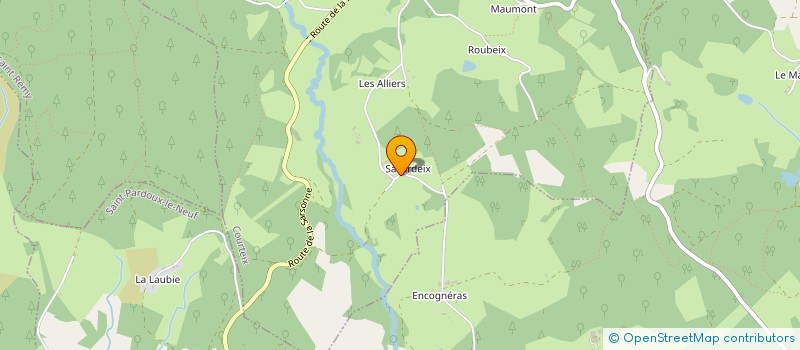 localisation de l'entreprise MONSIEUR GUY PLANARD  COURTEIX