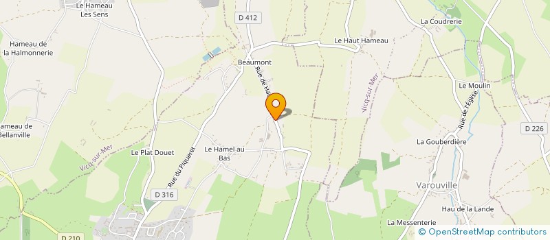 localisation de l'entreprise MONSIEUR GUY PLANQUE à SAINT-PIERRE-EGLISE