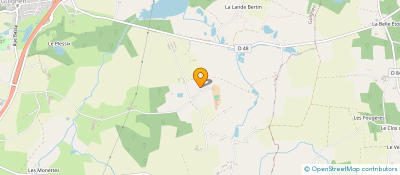 localisation de l'entreprise MONSIEUR GUY PLANTIER  GUIGNEN