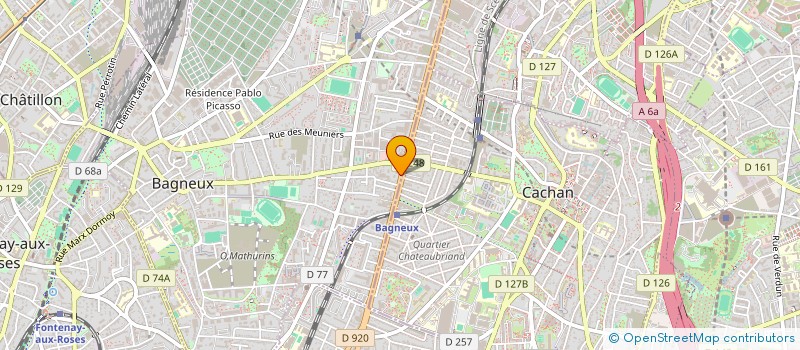 localisation de l'entreprise MONSIEUR GUY PLOTTIN à BAGNEUX