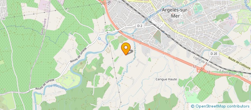 localisation de l'entreprise MONSIEUR GUY POMAREDE  ARGELES-SUR-MER