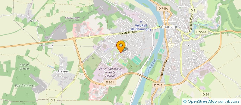 localisation de l'entreprise MONSIEUR GUY PORCHERON  SAINT-SAVIN