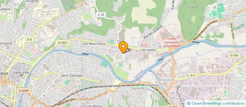 localisation de l'entreprise MONSIEUR GUY PORQUET  TRELISSAC