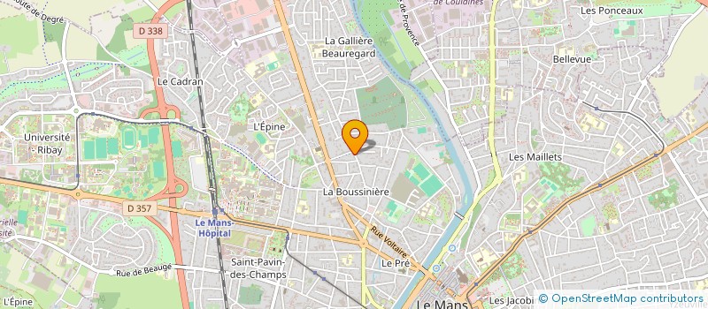 localisation de l'entreprise MONSIEUR GUY POTTIER-POTTIER  LE MANS