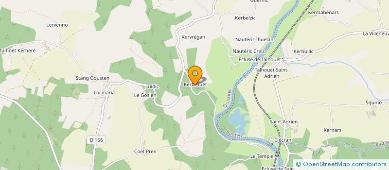 localisation de l'entreprise MONSIEUR GUY POULIQUEN à PLUMELIAU-BIEUZY