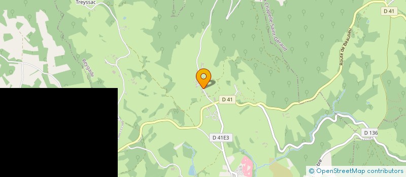 localisation de l'entreprise MONSIEUR GUY POULVELARIE  REYGADES