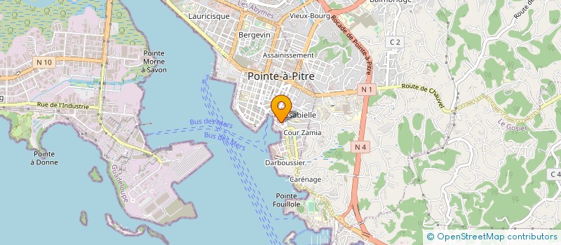 localisation de l'entreprise MONSIEUR GUY POUWELS à POINTE-A-PITRE