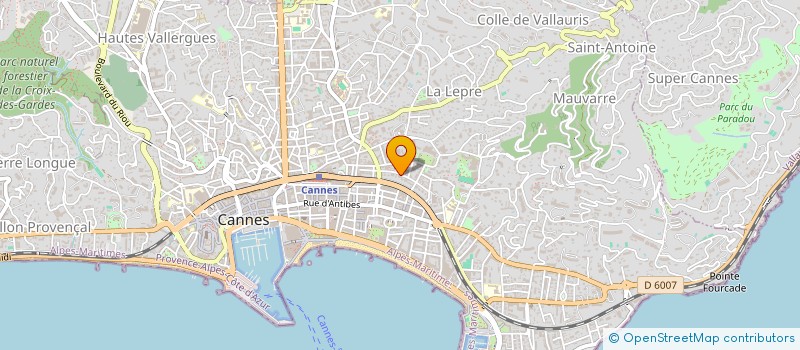 localisation de l'entreprise MONSIEUR GUY PRIETO à CANNES