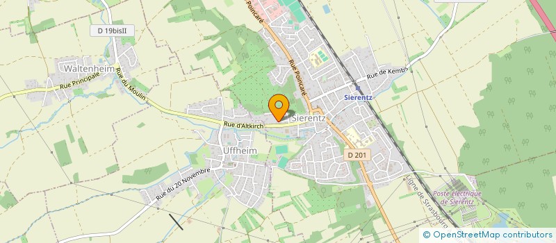 localisation de l'entreprise MONSIEUR GUY PROBST  SIERENTZ