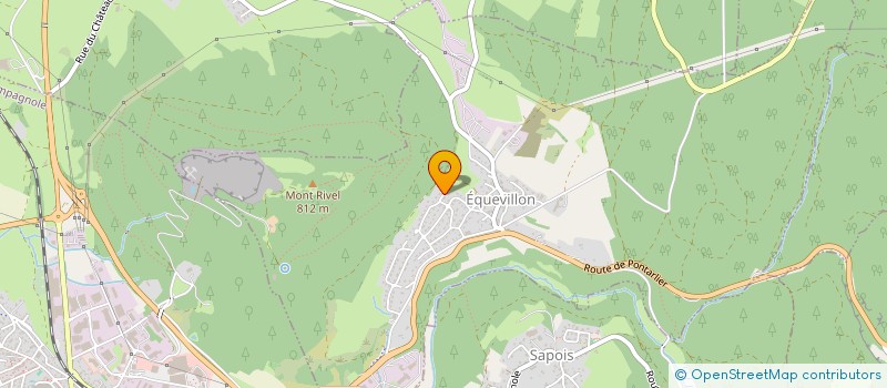 localisation de l'entreprise MONSIEUR GUY PROUDHON  EQUEVILLON