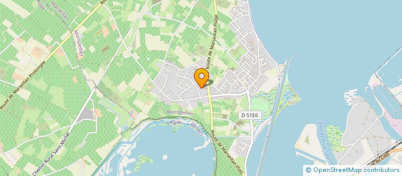 localisation de l'entreprise MONSIEUR GUY PUJOL  AGDE