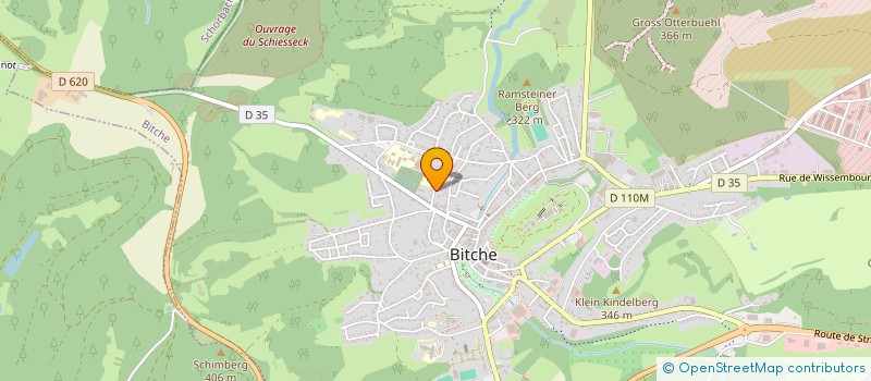 localisation de l'entreprise MONSIEUR GUY PUTHIOT  BITCHE