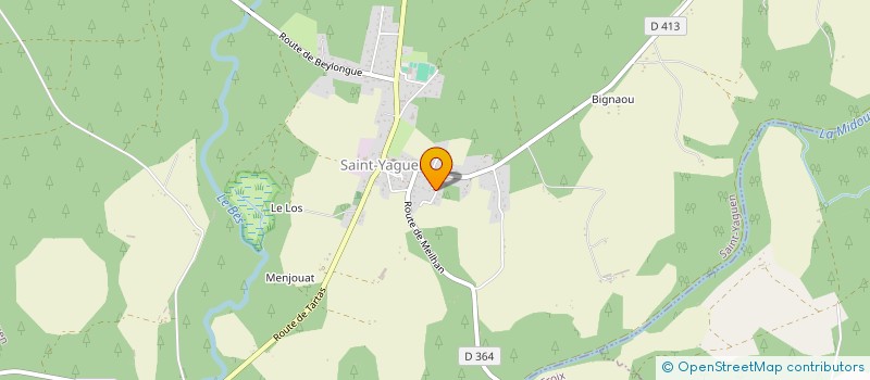 localisation de l'entreprise MONSIEUR GUY PUYO  LESGOR