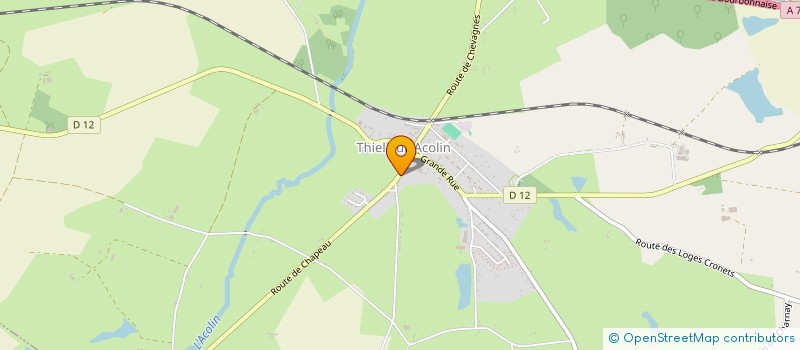 localisation de l'entreprise MONSIEUR GUY QUATRESOUS  THIEL-SUR-ACOLIN