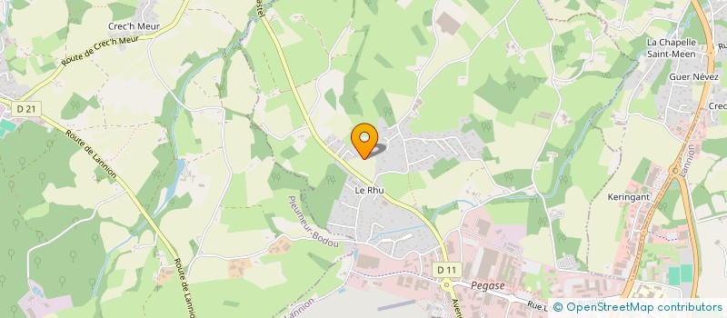 localisation de l'entreprise MONSIEUR GUY RAHER à LANNION