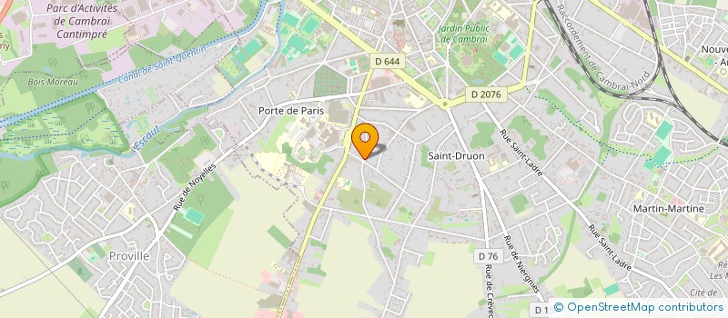 localisation de l'entreprise MONSIEUR GUY RATTE à CAMBRAI