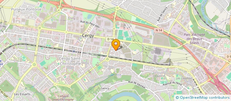 localisation de l'entreprise MONSIEUR GUY RAYER à CERGY