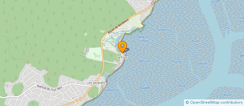 localisation de l'entreprise MONSIEUR GUY RAYMOND  LEGE-CAP-FERRET