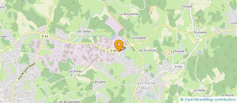 localisation de l'entreprise MONSIEUR GUY RAYNAUD  SAINT-PAL-DE-MONS