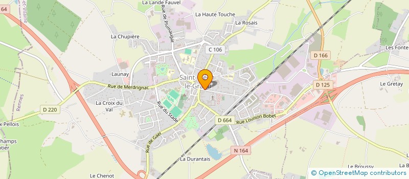 localisation de l'entreprise MONSIEUR GUY RECOURSE  SAINT-MEEN-LE-GRAND