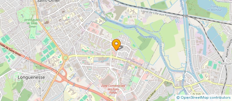 localisation de l'entreprise MONSIEUR GUY REGNIER  LONGUENESSE