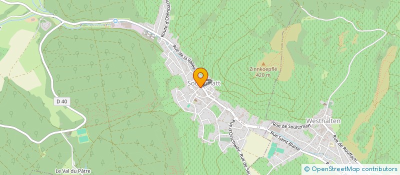 localisation de l'entreprise MONSIEUR GUY REINHARD  SOULTZMATT