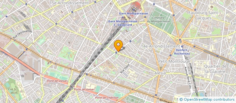 localisation de l'entreprise MONSIEUR GUY RENARD à PARIS