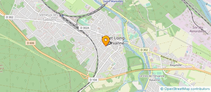 localisation de l'entreprise MONSIEUR GUY RENARD  MORET-LOING-ET-ORVANNE