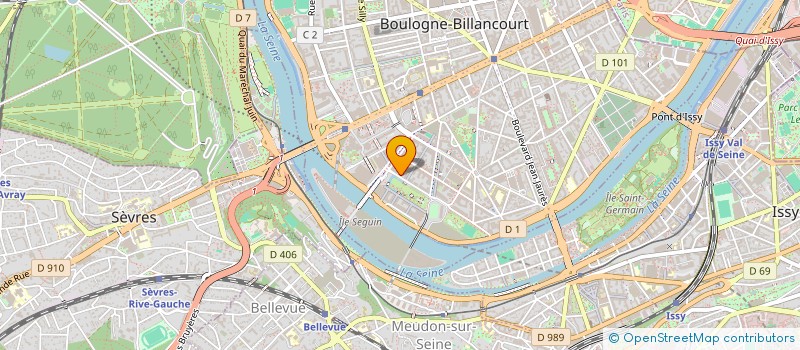 localisation de l'entreprise MONSIEUR GUY RENAULT à BOULOGNE-BILLANCOURT