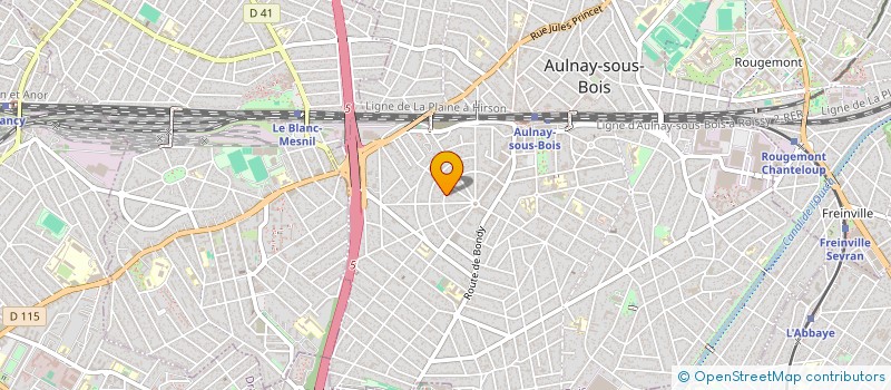 localisation de l'entreprise MONSIEUR GUY RENE à AULNAY-SOUS-BOIS