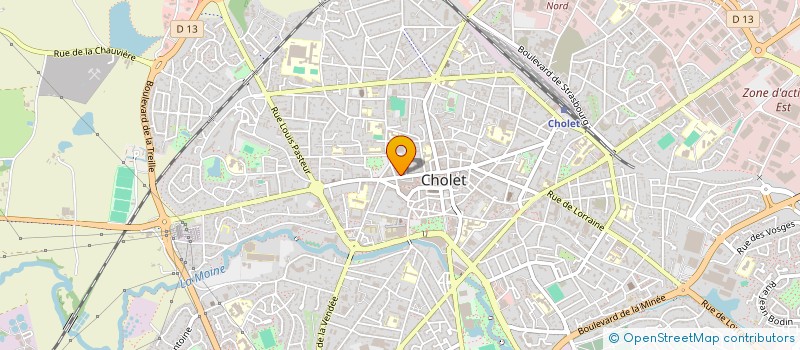 localisation de l'entreprise MONSIEUR GUY RENOU  CHOLET