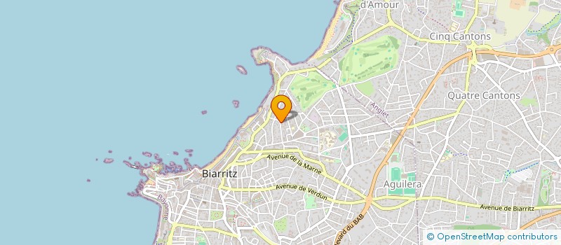 localisation de l'entreprise MONSIEUR GUY RETRAYT à BIARRITZ