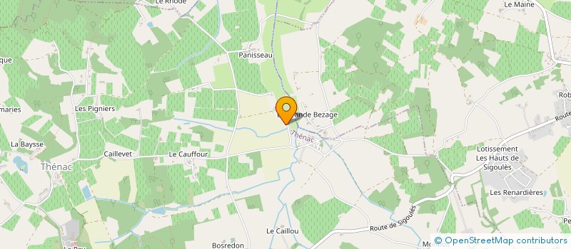 localisation de l'entreprise MONSIEUR GUY REY  THENAC