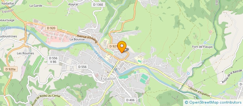 localisation de l'entreprise MONSIEUR GUY RICARD  ESPALION