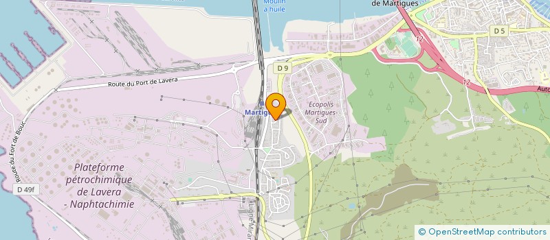 localisation de l'entreprise MONSIEUR GUY RICARD  MARTIGUES