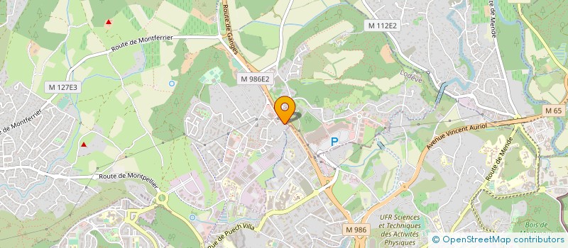 localisation de l'entreprise MONSIEUR GUY RIVIERE  GRABELS