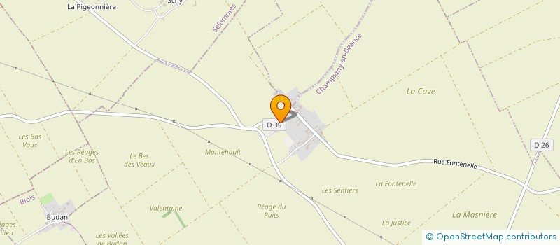 localisation de l'entreprise MONSIEUR GUY ROBERT à CHAMPIGNY-EN-BEAUCE
