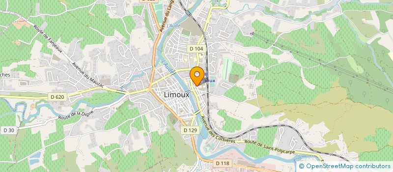 localisation de l'entreprise MONSIEUR GUY ROBERT à LIMOUX