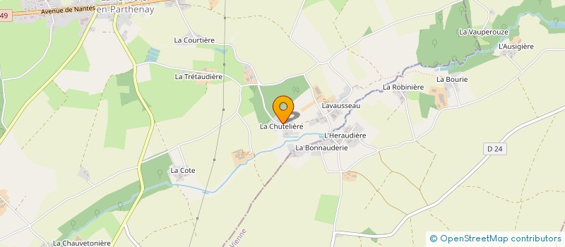 localisation de l'entreprise MONSIEUR GUY ROCHARD  LHOUMOIS