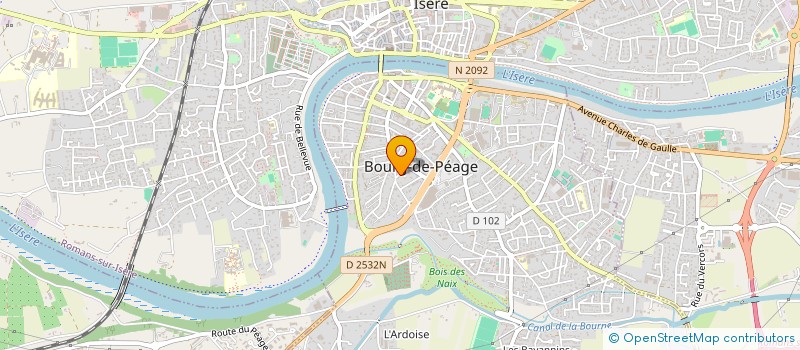 localisation de l'entreprise MONSIEUR GUY ROCHAS à BOURG-DE-PEAGE