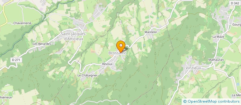 localisation de l'entreprise MONSIEUR GUY ROCHE  BROSSAINC