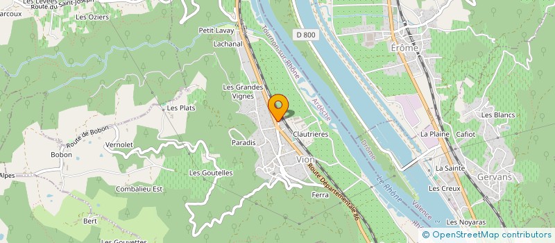 localisation de l'entreprise MONSIEUR GUY ROCHE  VION