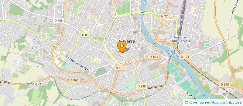 localisation de l'entreprise MONSIEUR GUY ROCHET  AUXERRE