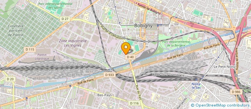 localisation de l'entreprise MONSIEUR GUY ROGER à BOBIGNY