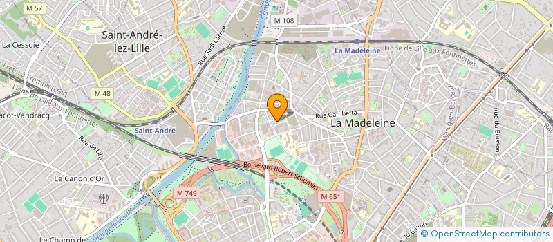 localisation de l'entreprise MONSIEUR GUY ROGER ELIE JOSEP LE HOUARNER à LA MADELEINE