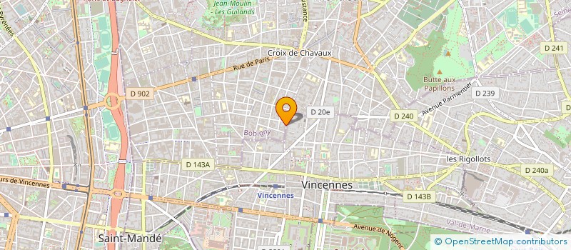localisation de l'entreprise MONSIEUR GUY ROLINO à MONTREUIL
