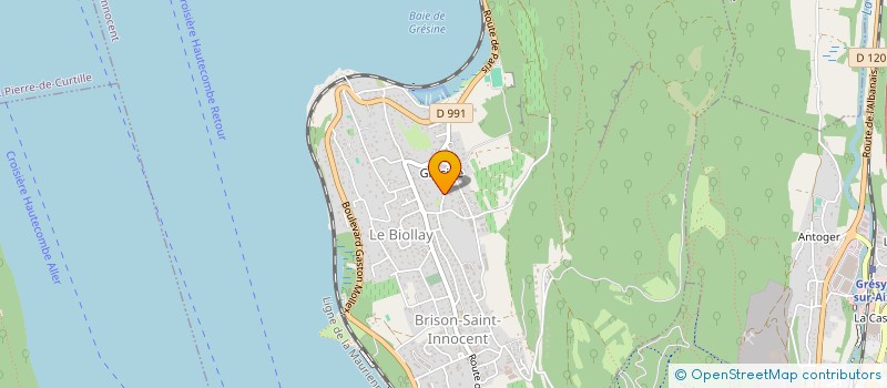 localisation de l'entreprise MONSIEUR GUY ROSSET  BRISON-SAINT-INNOCENT