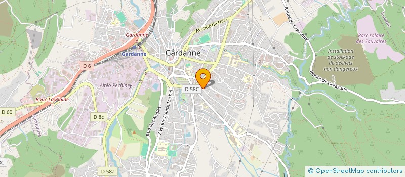 localisation de l'entreprise MONSIEUR GUY ROSSIGNOL à GARDANNE