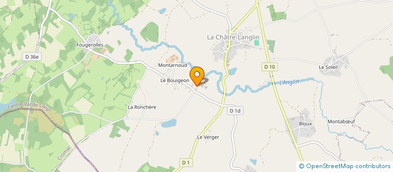 localisation de l'entreprise MONSIEUR GUY ROSSIN à LA CHATRE-LANGLIN